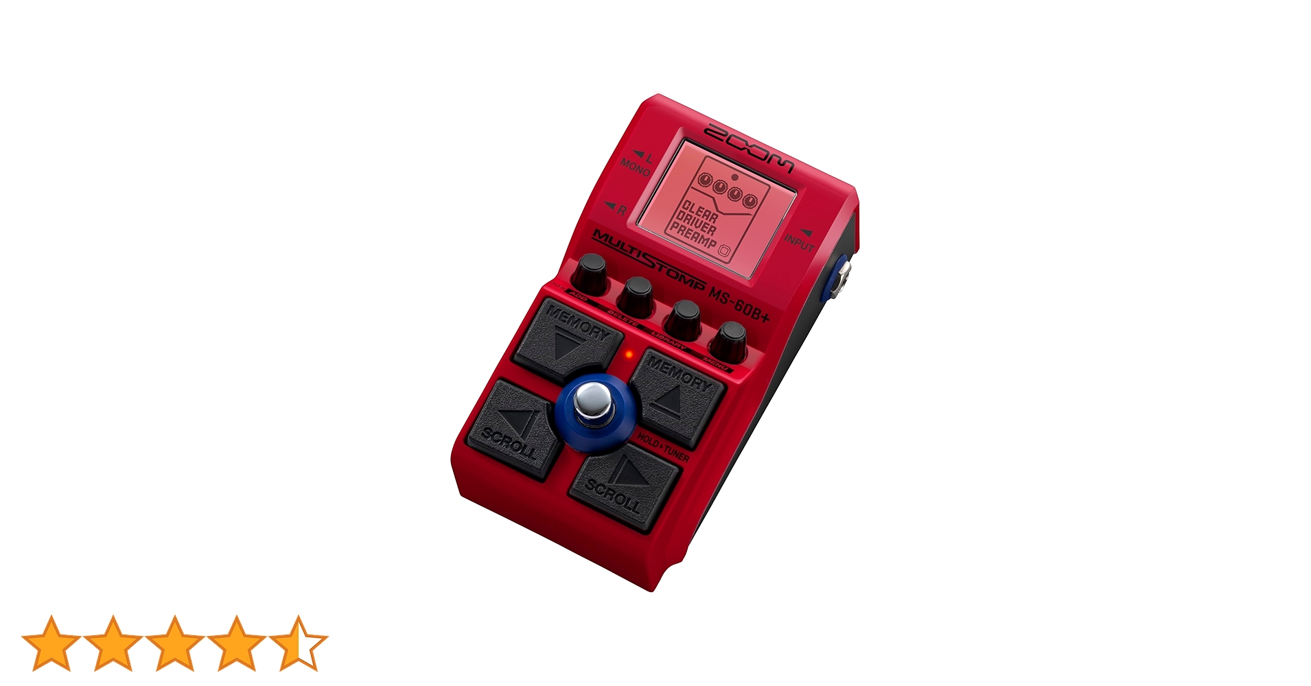 Amazon.co.jp: ZOOM MS-60B Plus ベースマルチエフェクター 100種以上